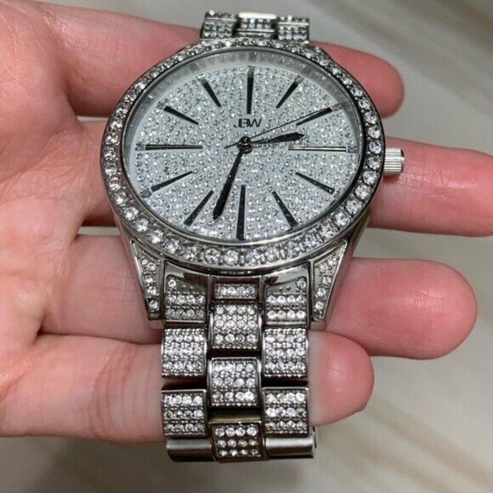 SWAROVSKI Women's Diamond Bracelet Watch Swarovski Crystals 34mm - 0.12 ctw - Picture 5 of 8
